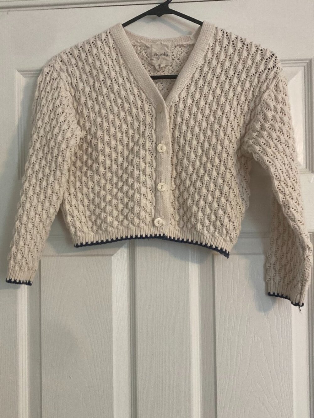 Vignette Margot Girls Cardigan Textured Knit